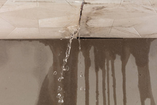 Professional Water Damage Inspection technician working in Banco, VA